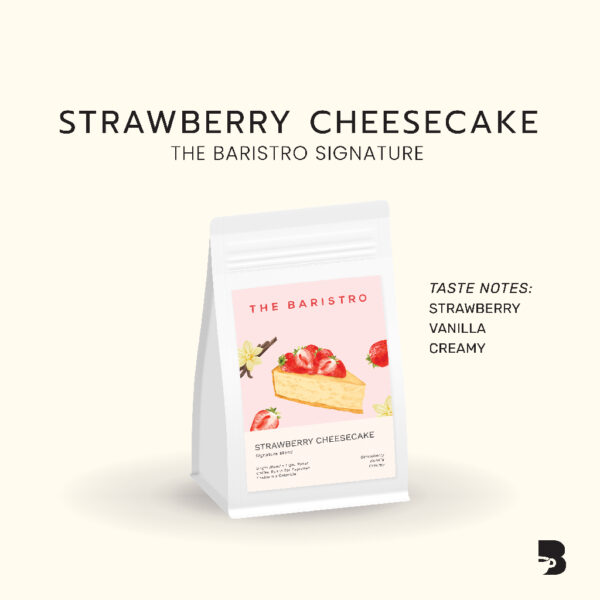 Strawberry Cheesecake The Baristro Signature 200g.